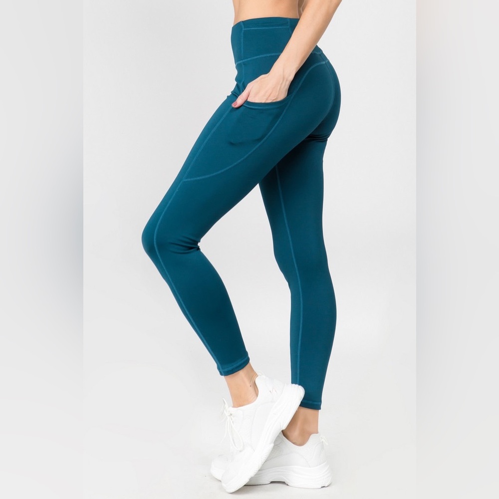 Teal Performance Leggings